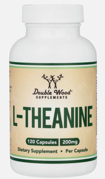 L-Theanine, 200 mg, 120 Capsules - Double Wood Supplements.