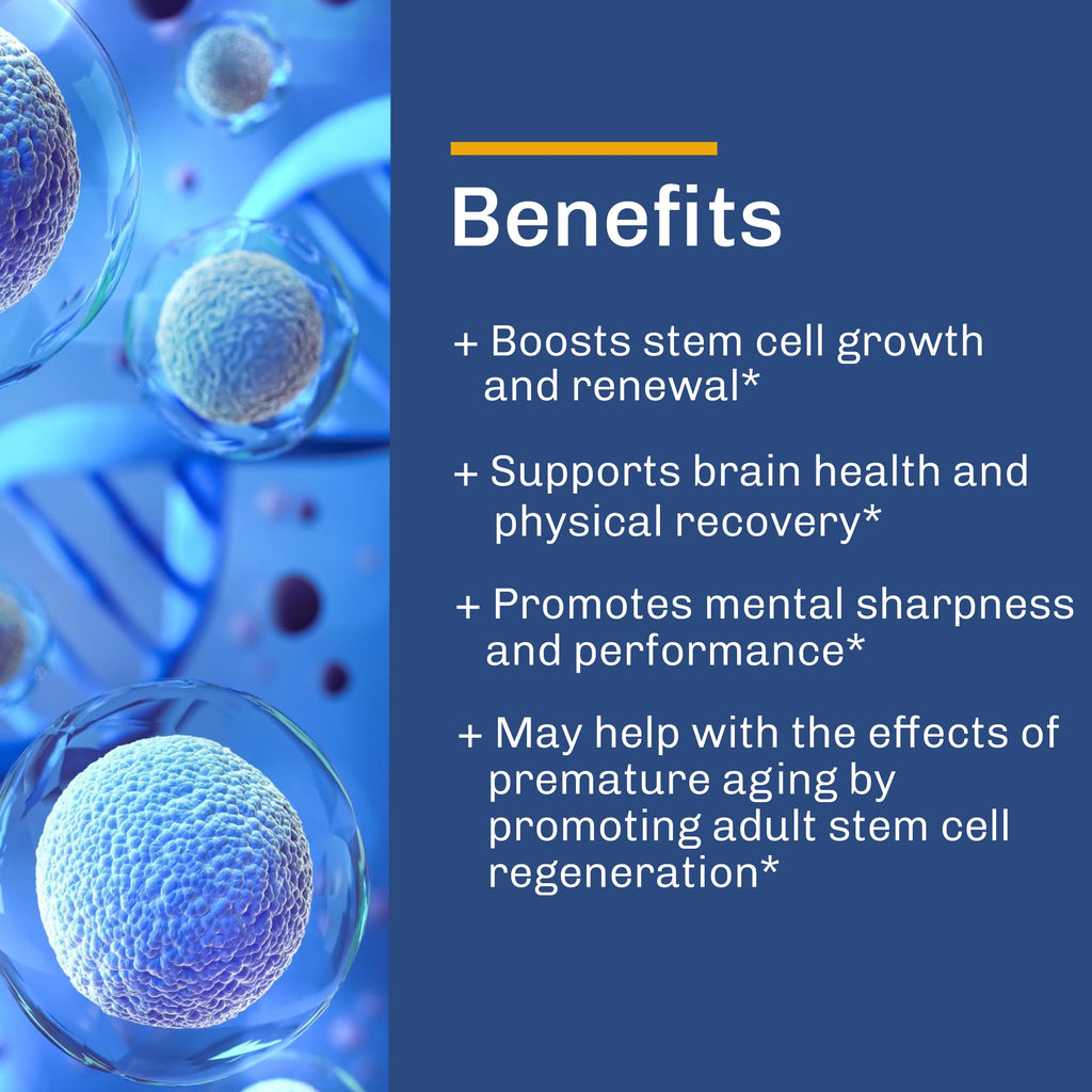 Stem Cell Supplements Renewal Blend 60 Vegan Capsules | Healthy Aging | GNH Supplements