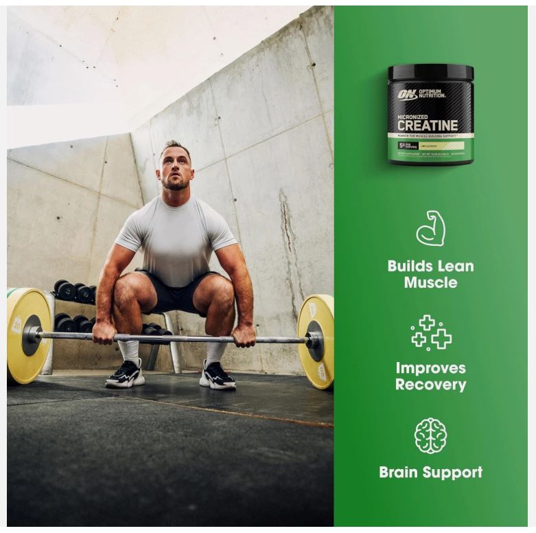 Micronized Creatine Monohydrate Powder 5g | Strength & Recovery | GNH Supplements