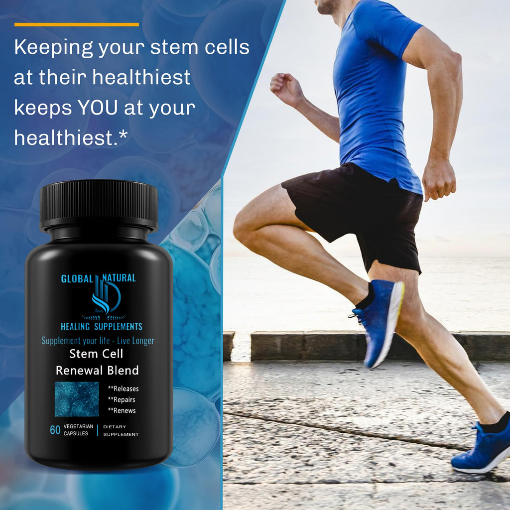 Stem Cell Supplements Renewal Blend 60 Vegan Capsules | Healthy Aging | GNH Supplements