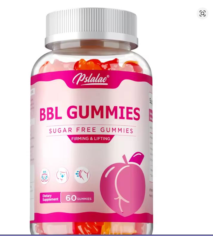 BBL Gummies - Big Butt, Manage Body Shape, Improve Appearance, Increase Confidence, Sculpt Your Butt and Hips - 60 gummies