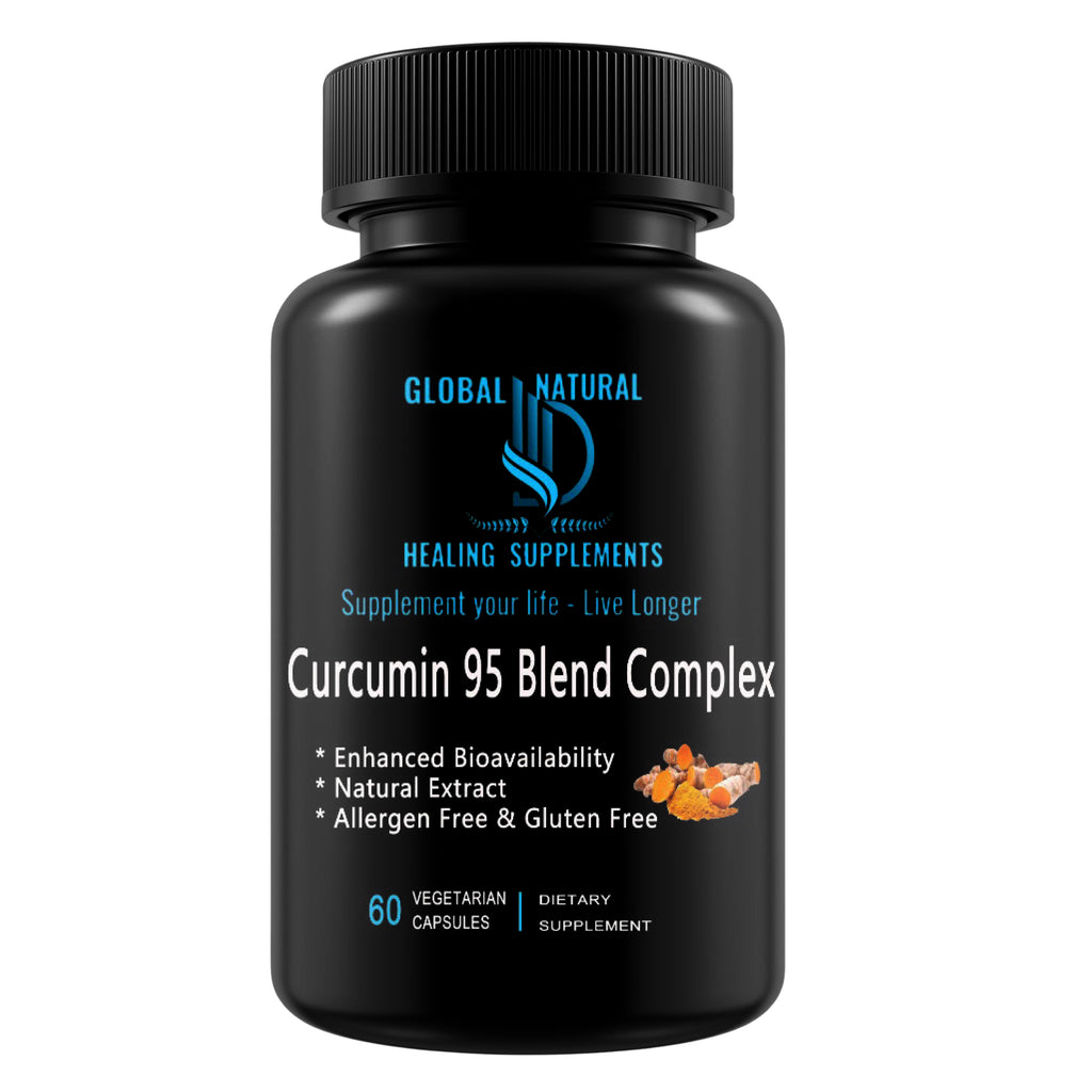 Curcumin 95 (4 in 1 Blend Complex), 60 vegan capsules.