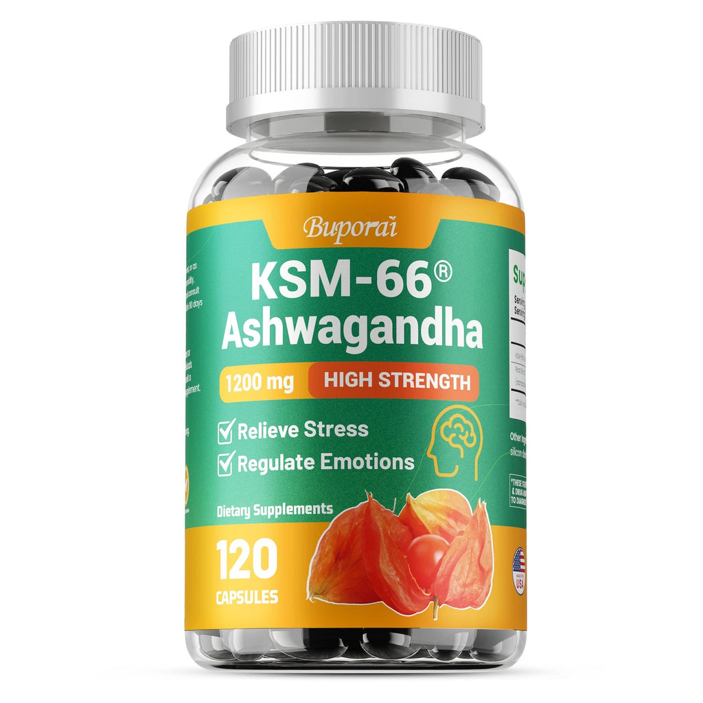 KSM-66 Ashwagandha 1200mg - 60 capsules