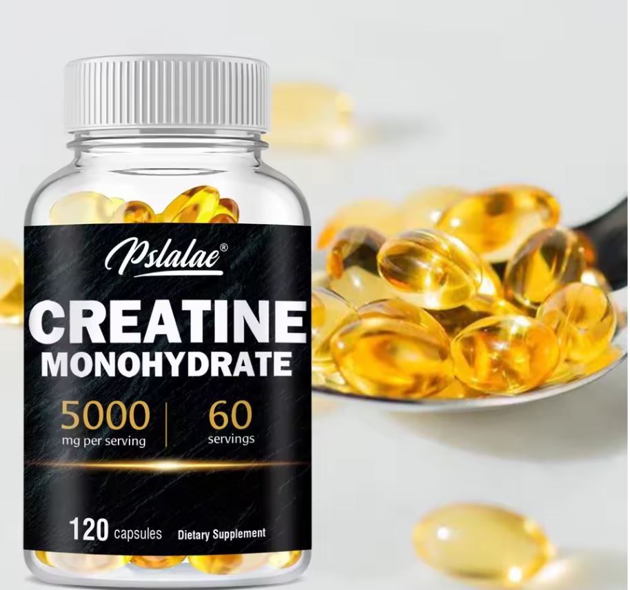 Creatine Monohydrate - Build Muscle, Improve Athletic Performance, Improve Energy Endurance and Promote Recovery - 120 soft gels
