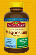 Nature Made Magnesium 400mg Softgels | 150 Count | Daily Supplement | GNH Supplements